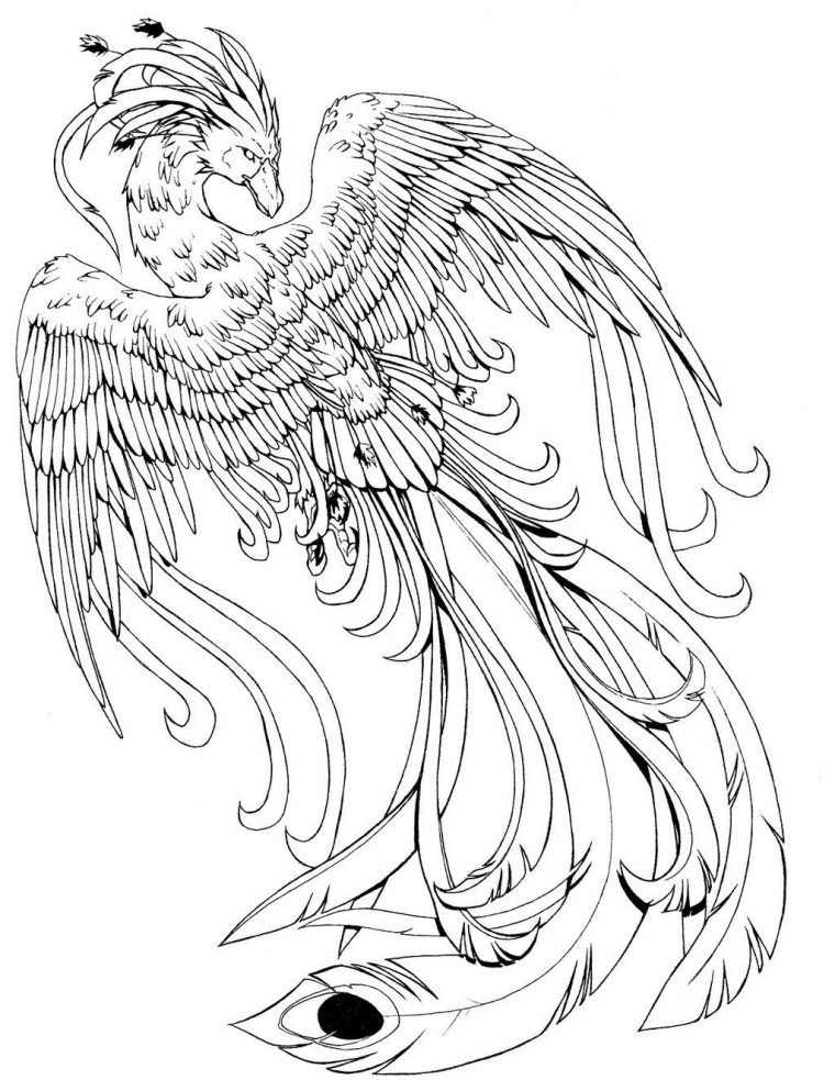 mythical creatures coloring pages for adults
