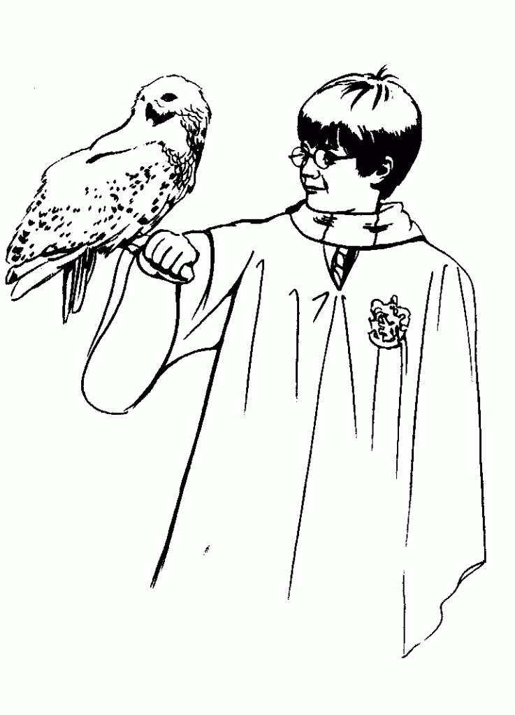 harry potter online coloring pages
