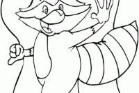 raccoon coloring pages raccoon coloring pages