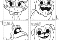 puppy dog pals colouring pages