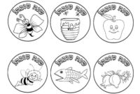 rosh hashanah coloring page