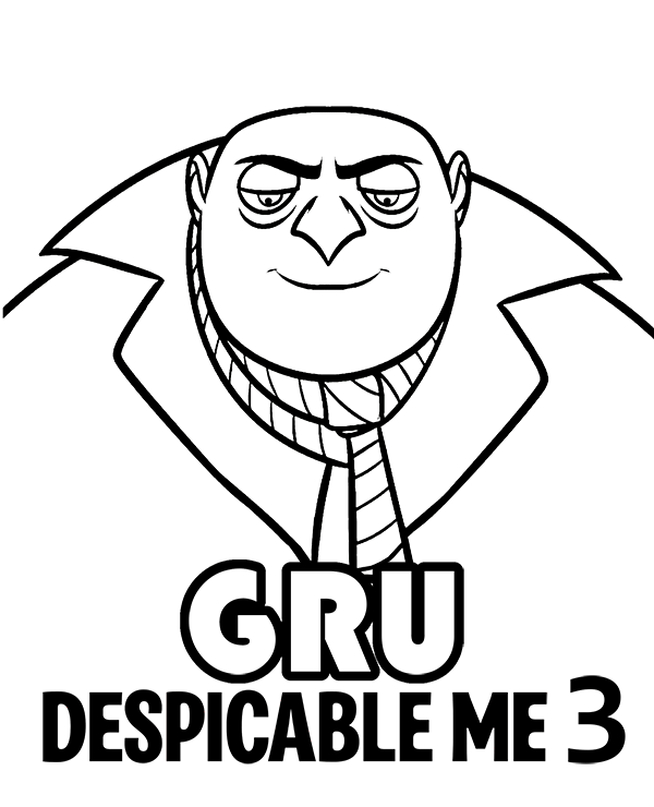rise of gru coloring pages