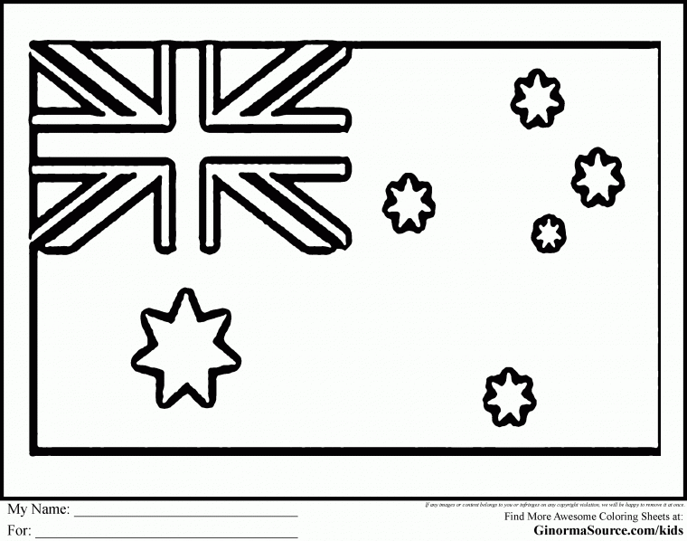 australia coloring pages printable