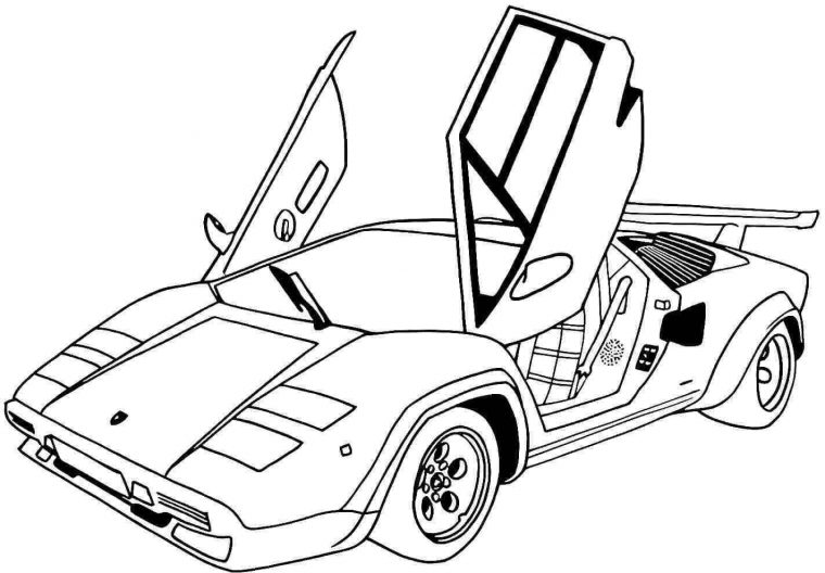 lambo coloring pages printable