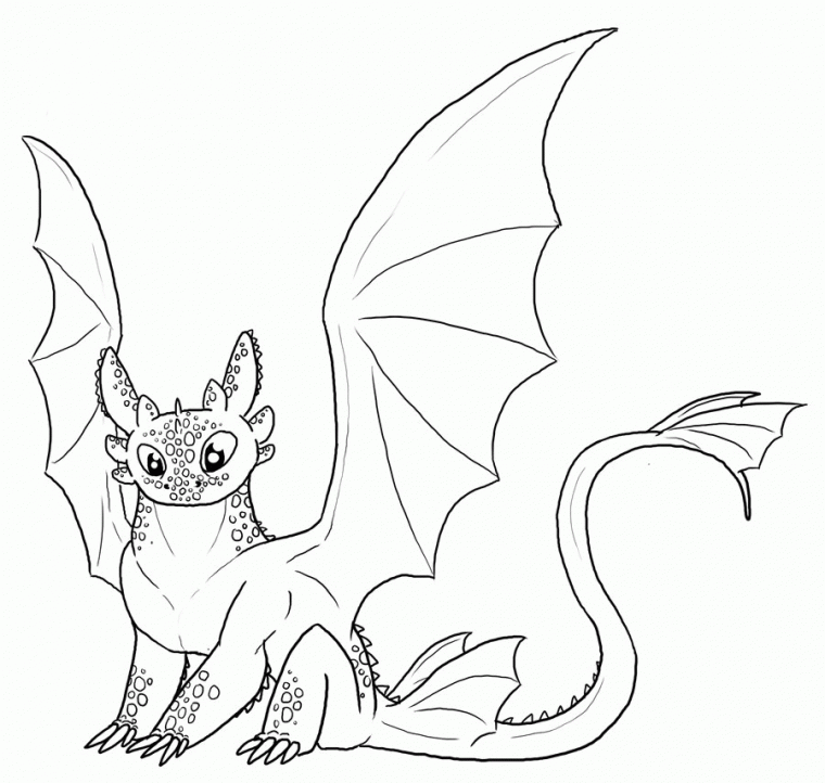 printable toothless coloring pages