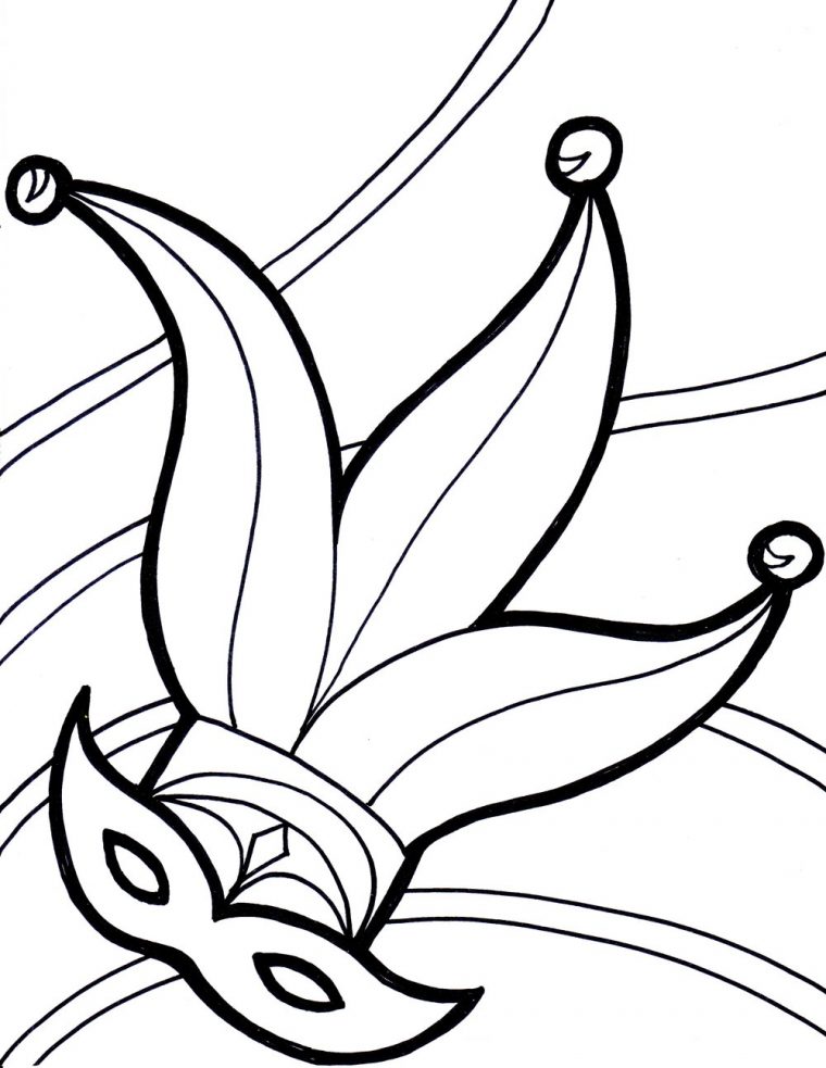 mardi gras coloring pages free printable