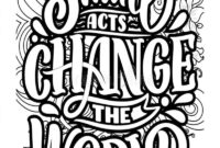 positive coloring pages printable