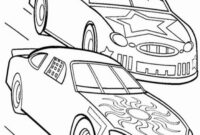 racecar coloring