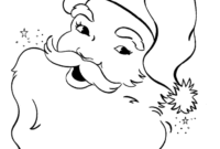 santa coloring pages printable free