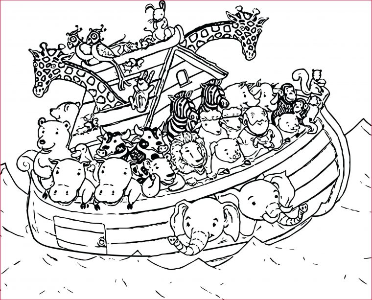 free coloring pages noah’s ark