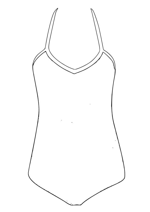 swimsuit coloring pages