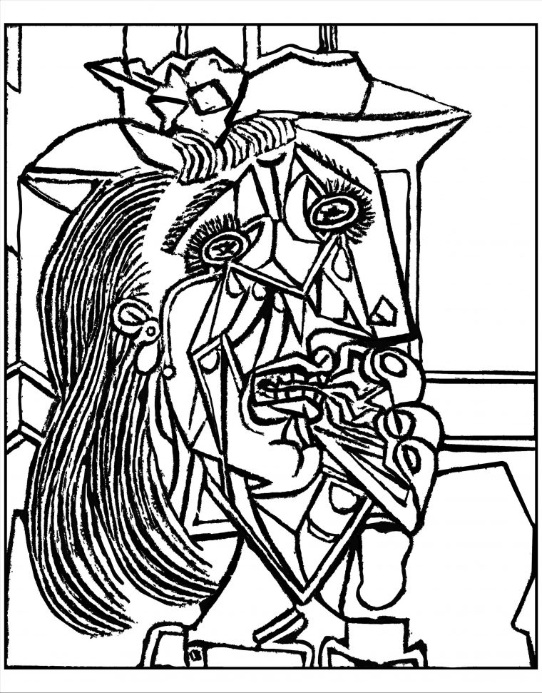 pablo picasso coloring pages