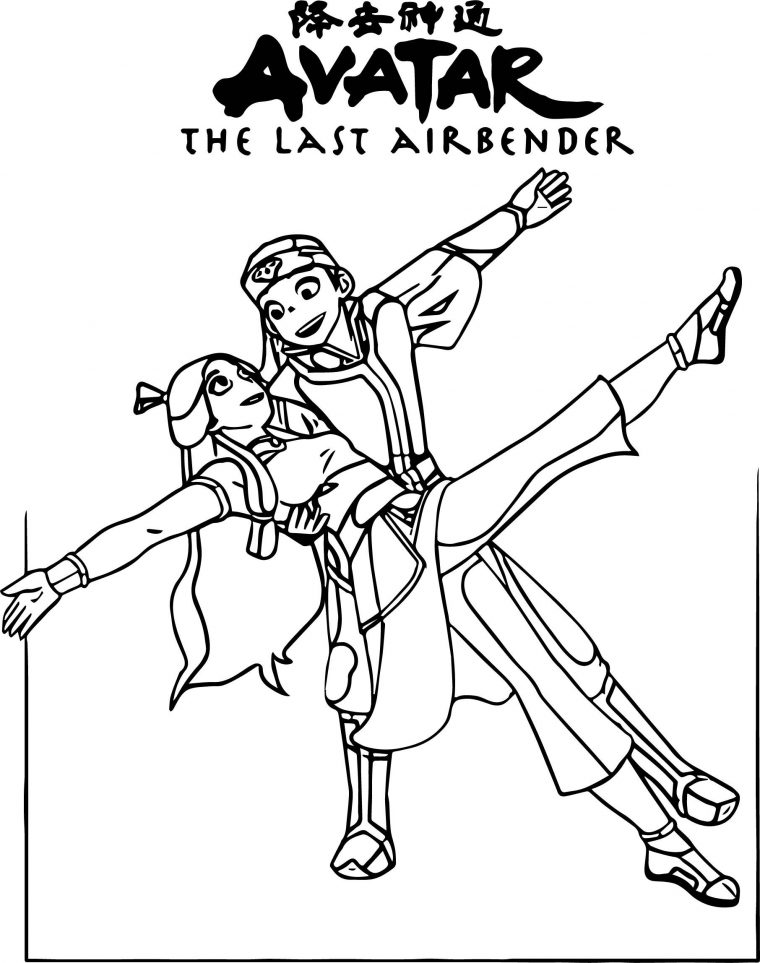 printable avatar coloring pages