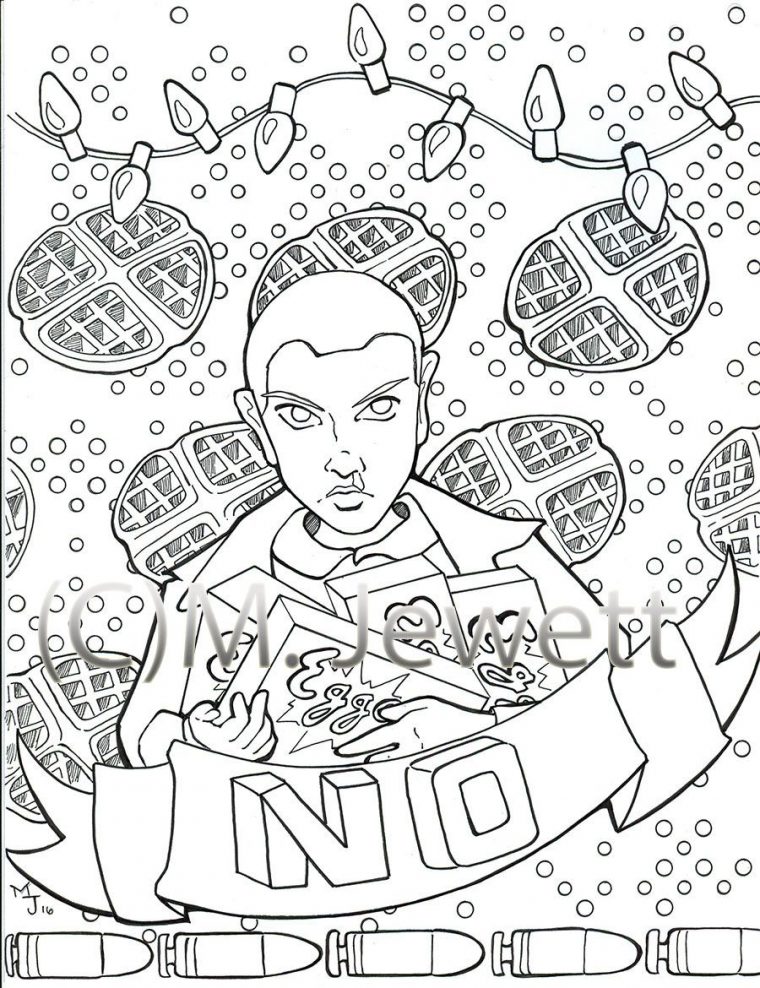 max stranger things coloring pages