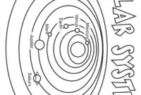 solar system coloring page