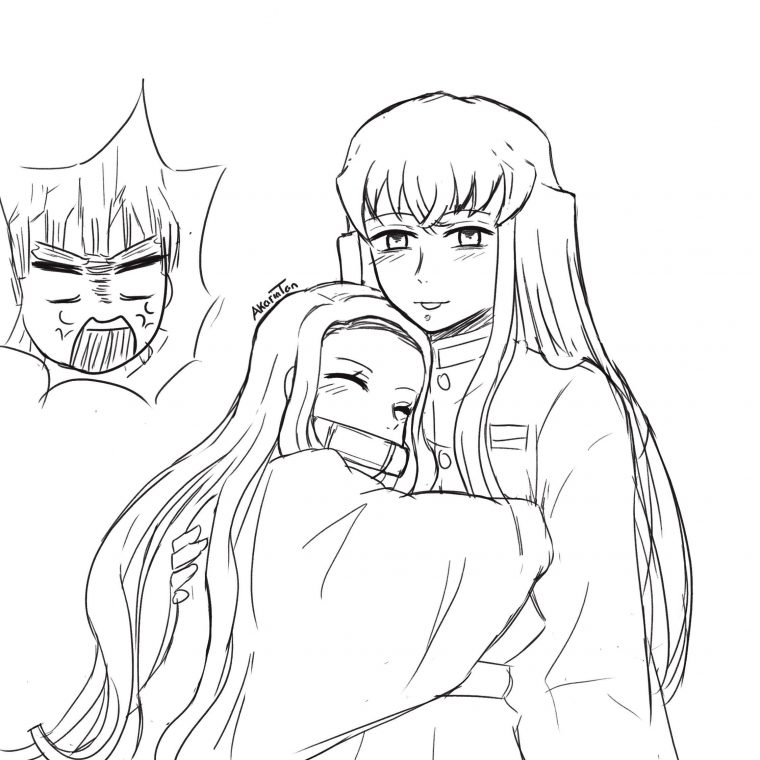 muichiro coloring pages