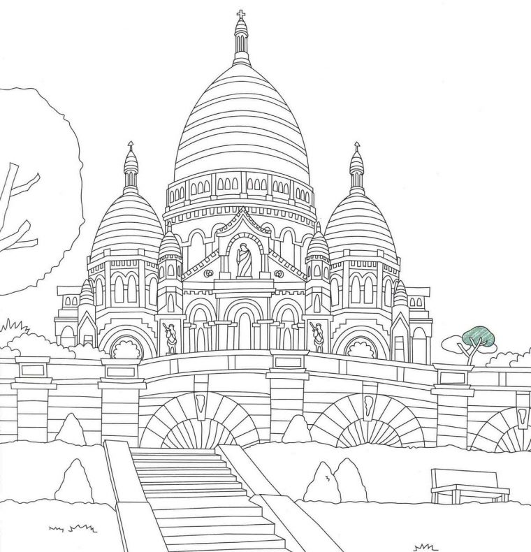 france coloring page