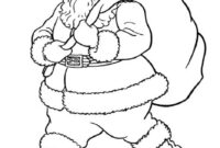 printable pictures of santa claus
