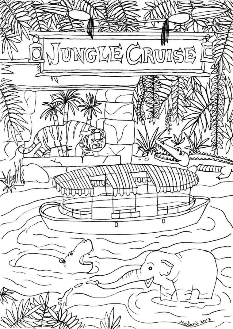 jungle cruise coloring pages