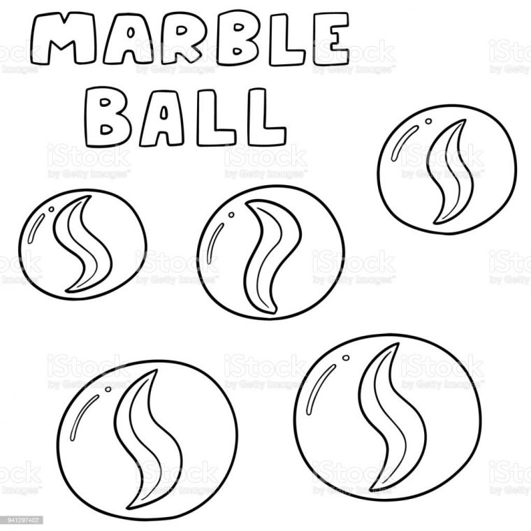 marble coloring pages