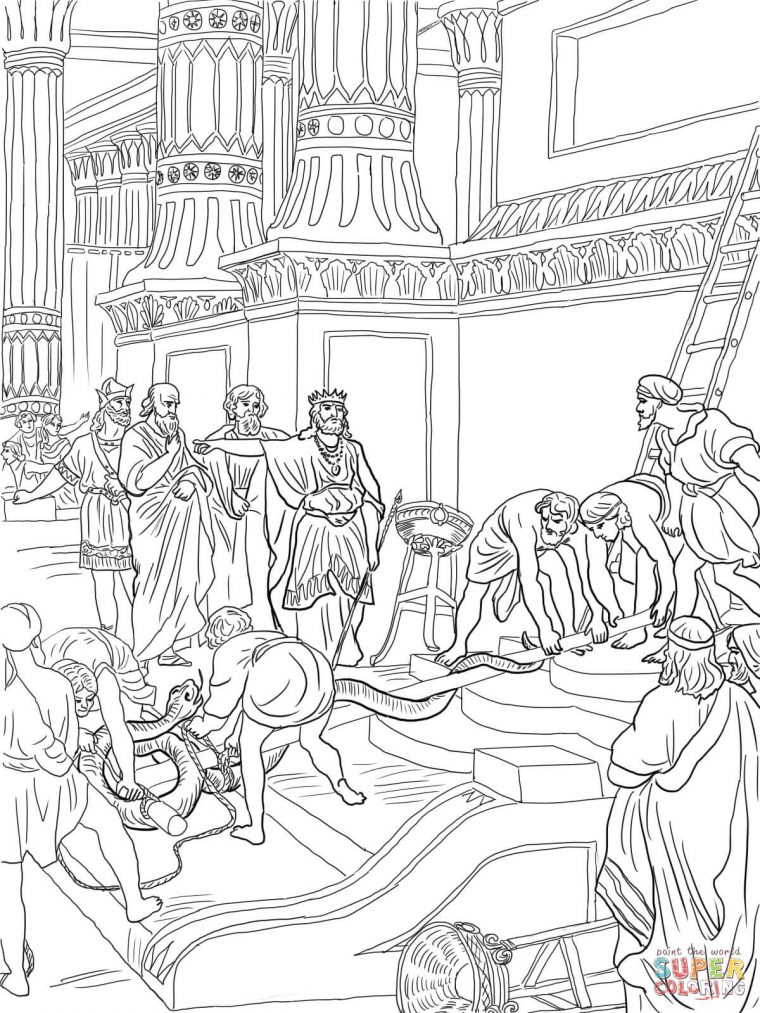 hezekiah coloring page