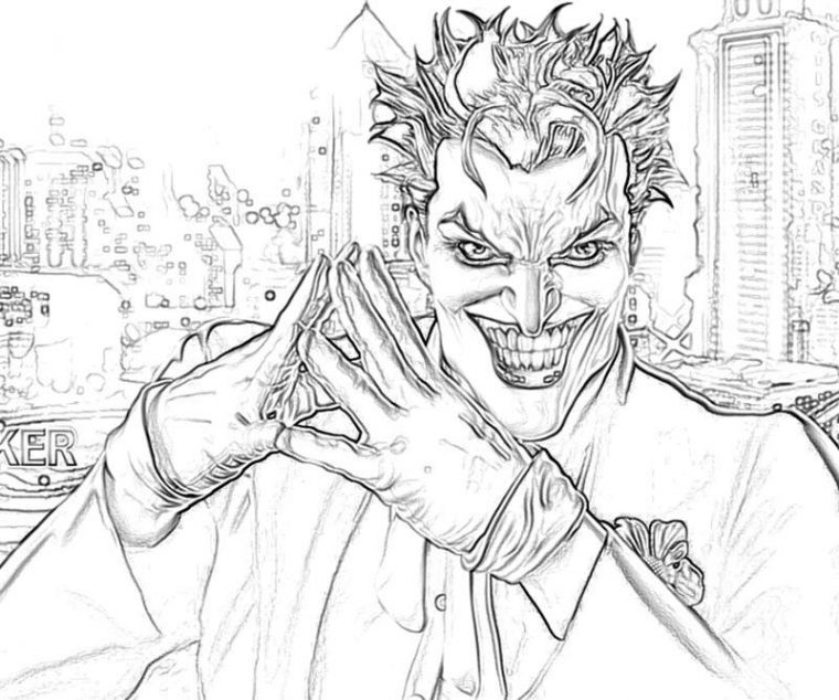 joker coloring pages for adults