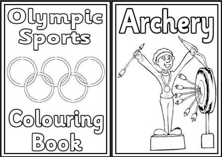 free olympic coloring pages