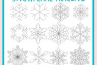 tracing snowflakes tracing snowflakes