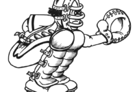 softball coloring sheets