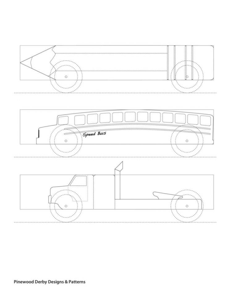 pinewood derby coloring pages