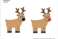raindeer printable raindeer printable