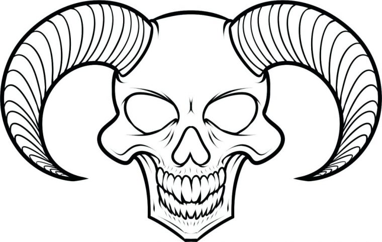 scary monster coloring page