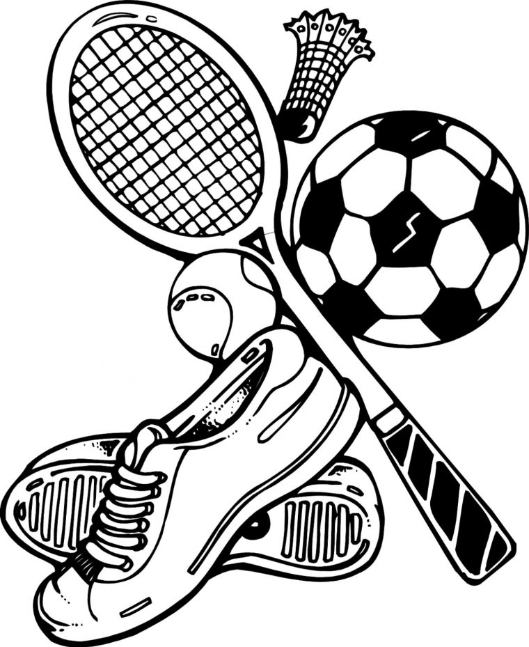 sports coloring pages for preschool