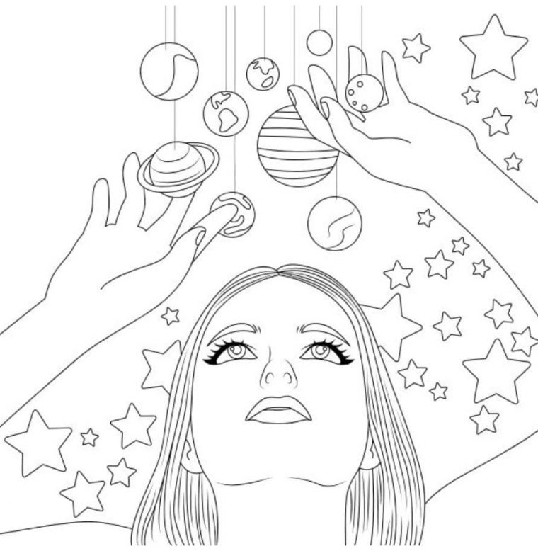 aesthetic printable coloring pages