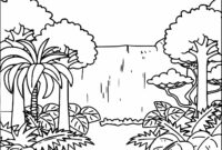 rainforest printable coloring pages