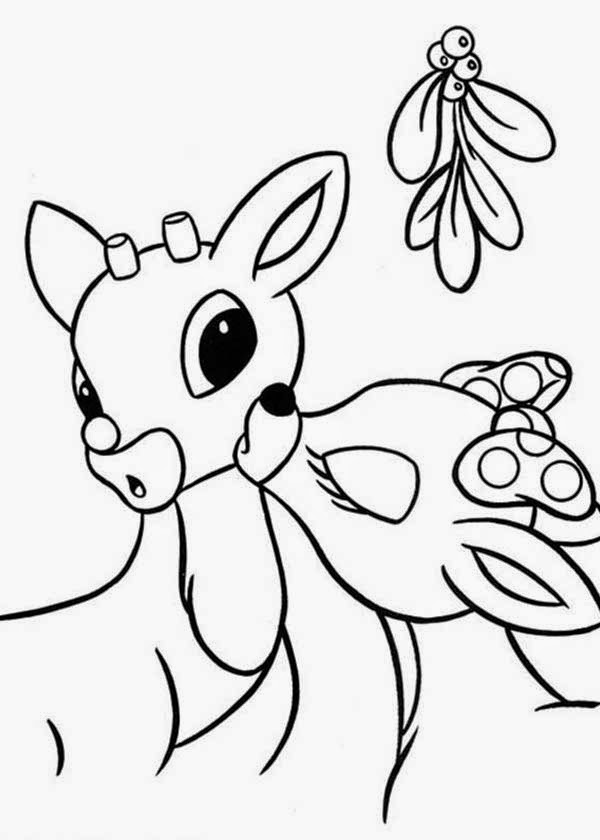 The Holiday Site: Santa's Reindeer Coloring Pages