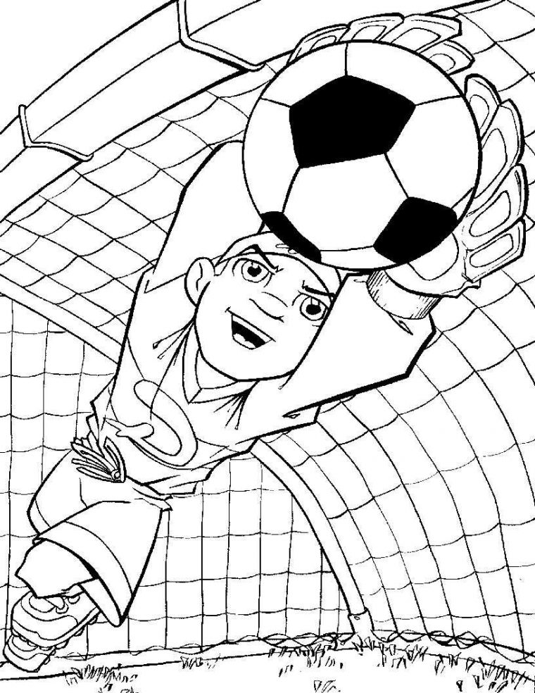 free coloring pages soccer