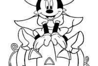 mickey mouse halloween coloring page mickey mouse halloween coloring page