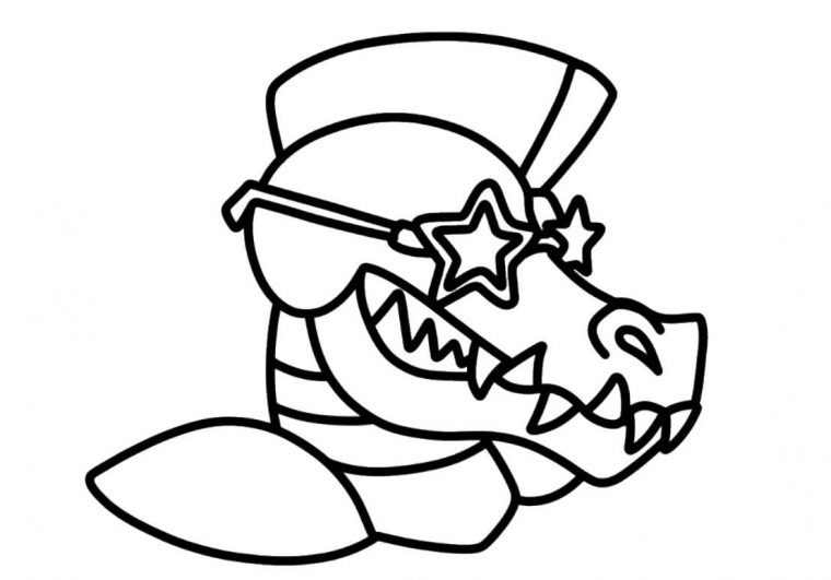 monty coloring page