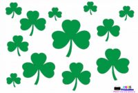 shamrock printable template