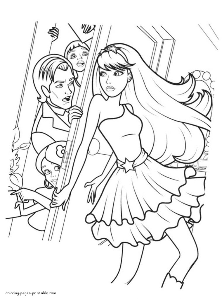 popstar coloring pages