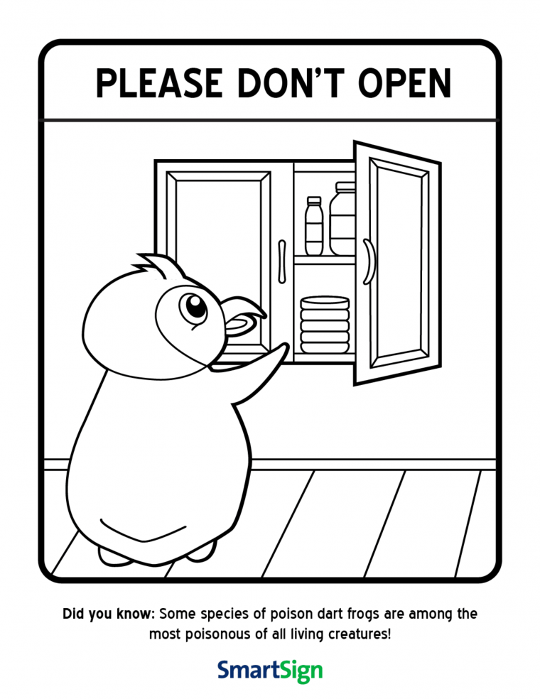 printable safety coloring pages