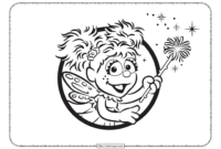 sesame street coloring pages abby cadabby
