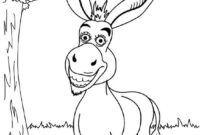 donkey shrek coloring pages donkey shrek coloring pages