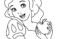 coloring snow white coloring snow white