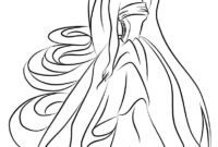 coloring picture of rapunzel