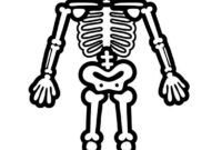 skeleton color sheet skeleton color sheet