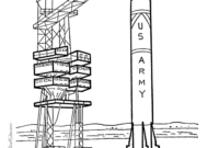 printable rocket coloring pages
