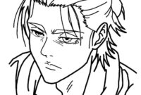 eren yeager coloring pages