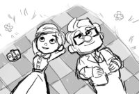 carl and ellie coloring pages